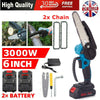 3000W Cordless Electric Mini Chainsaw Rechargeable Wood Cutter Saw Woodworking