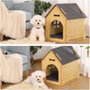 Wooden Pet House with Roof