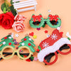 20 Styles Christmas Party Glasses Frames Christmas Decoration Eyeglasses Xmas Costume Glasses Frame for Holiday Favors