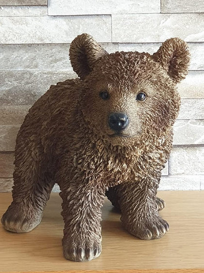 Real Life Brown Bear Cub Home or Garden Decoration