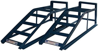 Pair of Heavy Duty Metal 2.5 Tonne (2500kg) Extra Wide Car Maintenance Ramps