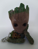 Groot Plant Pot Flowerpot Baby Groot Figures Cute Model, Succulent Planter Cute Green Plants Flower Pot with Hole Groott Pen Holder