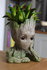 Groot Plant Pot Flowerpot Baby Groot Figures Cute Model, Succulent Planter Cute Green Plants Flower Pot with Hole Groott Pen Holder