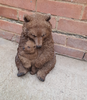 Mother & Baby Brown Bear | Highly Detailed Frost Resistant Resin Home or Garden Decoration