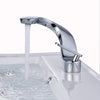 Modern Bathroom Basin Sink Mixer Taps Waterfall Single Lever Monobloc Tap Chrome