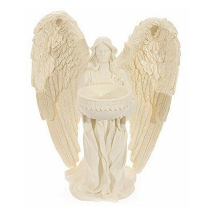 Kneeling Angel Tea Light Candle Holder Figurine Home Decor Ornament 15 x12 x18cm