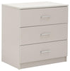 3pc Bedroom Furniture Set Wardrobe Chest Drawers Bedside Table Grey