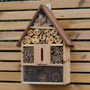 Wooden Insect Bee House Natural Wood Bug Hotel Shelter Garden Nest Box