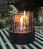 Bio Ethanol Fire Pit Tabletop Fireplace Garden Burner Heater In & Outdoor Round