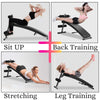 Sit Up Bench adjustable Core ABS Workout Multipurpose Thigh Support for Home Gym