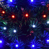 3FT Prelit Artificial Christmas Tree Fiber Optic Xmas Decoration, Green