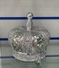 Stunning Silver Crushed Diamond Sparkly Crown King Queen Ornament Shelf Sitter
