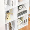 Storage Cabinet Bookcase 6 Cube Organiser Shelves for Home Office, White