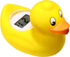 Digi Duckling Digital Water LCD Thermometer and Baby Bath Time Toy, yellow