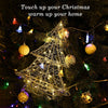 Christmas Tree Decoration Light Up Wire Ornament Xmas Indoor Decor LED Battery