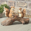 Solar Powered Squirrel Light LED Garden Ornament Outdoor Animal Lamp Patio