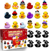 24Pcs Rubber Duck Advent Calendar 2023 | Upgraded Cute Bath Rubber Ducks | Christmas Countdown Advent Calendar Gifts with Surprise Toys