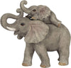 Mother and Baby Ornament | Elephant Adventures | 2pcs. 290g, Grey