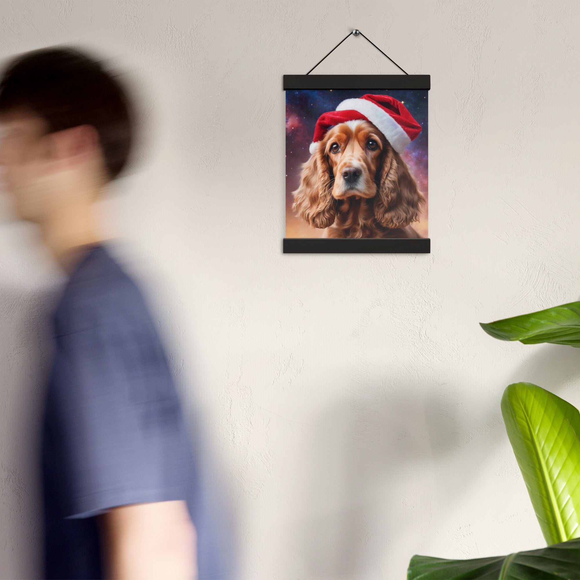 Cocker Spaniel Dog Poster with hangers