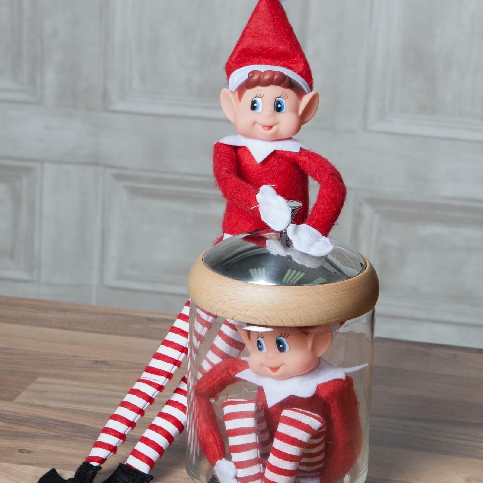 2 x 12" Elves Behaving Badly Figure Christmas Doll Novelty Plush Toy Gift Xmas