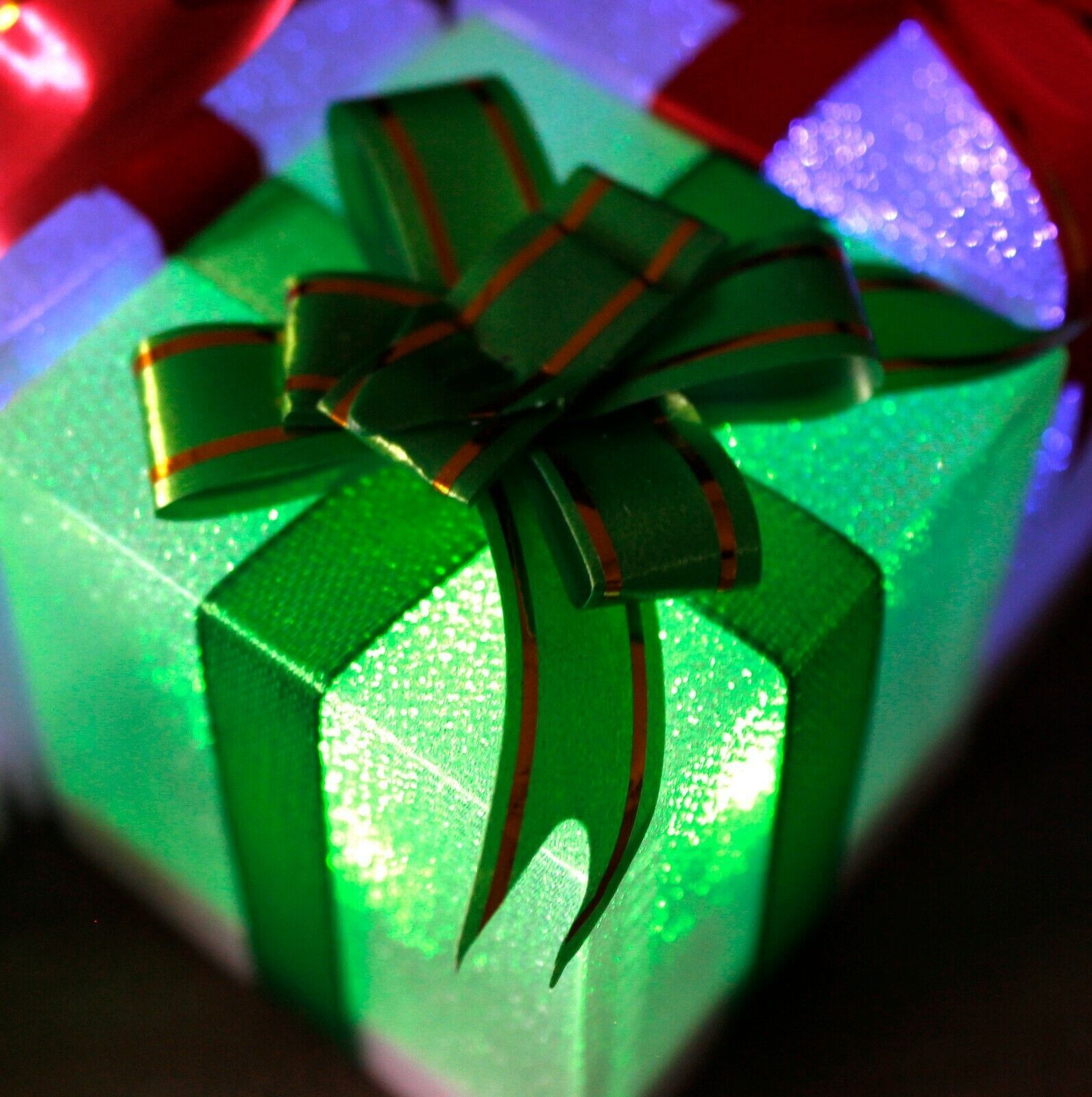 Christmas Gift Boxes Decoration 5x LED Light Up Presents Parcels Xmas Decor Home
