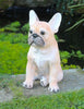 French Bulldog Garden Ornament Home Decor Animal Sculpture indoor outdoor 33cm