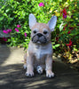 French Bulldog Garden Ornament Home Decor Animal Sculpture indoor outdoor 33cm