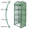 4 Tier Mini Greenhouse Outdoor Garden Plants Grow Green House with PVC Cover