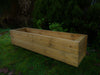 Long Garden Wooden Planter Trough Veg Wood Flower Boxes READY MADE 90cm