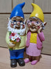 Mini grandparents Gnome Outdoor Home Garden Patio Decor Ornament