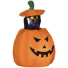 4' Inflatable Halloween Pumpkin Outdoor Decoration Waterproof LED Lights