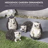 Set of 4 Hedgehog - Garden Animal Outdoor Ornaments Decor Statue - Made form PolyResin