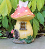Garden Fairy Mushroom Flower House Solar Decorative Ornament Secret Gift