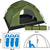 Instant Pop Up Tent, Automatic Portable Beach Dome Tent, Outdoor Waterproof Camping Tent with Carry Bag UV Protection for Family / Garden / Camping / Fishing, 210 x 210 x 135 cm