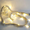 Rope String Lights, 1.5M Seashell Conch Beach Theme Nautical Maritime Decoration, Battery Operated String Lights for Birthday Party Home