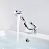 Modern Bathroom Basin Sink Mixer Taps Waterfall Single Lever Monobloc Tap Chrome