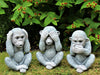 Garden Ornaments See, Speak, Hear No Evil Monkey