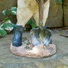 New Resin Outdoor Garden Standing Pig With Spade Lawn Sculpture Statue Ornament