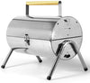 Portable BBQ Barrel Garden Outdoor Grill Brazier Camping Griddle Barbeque Fold