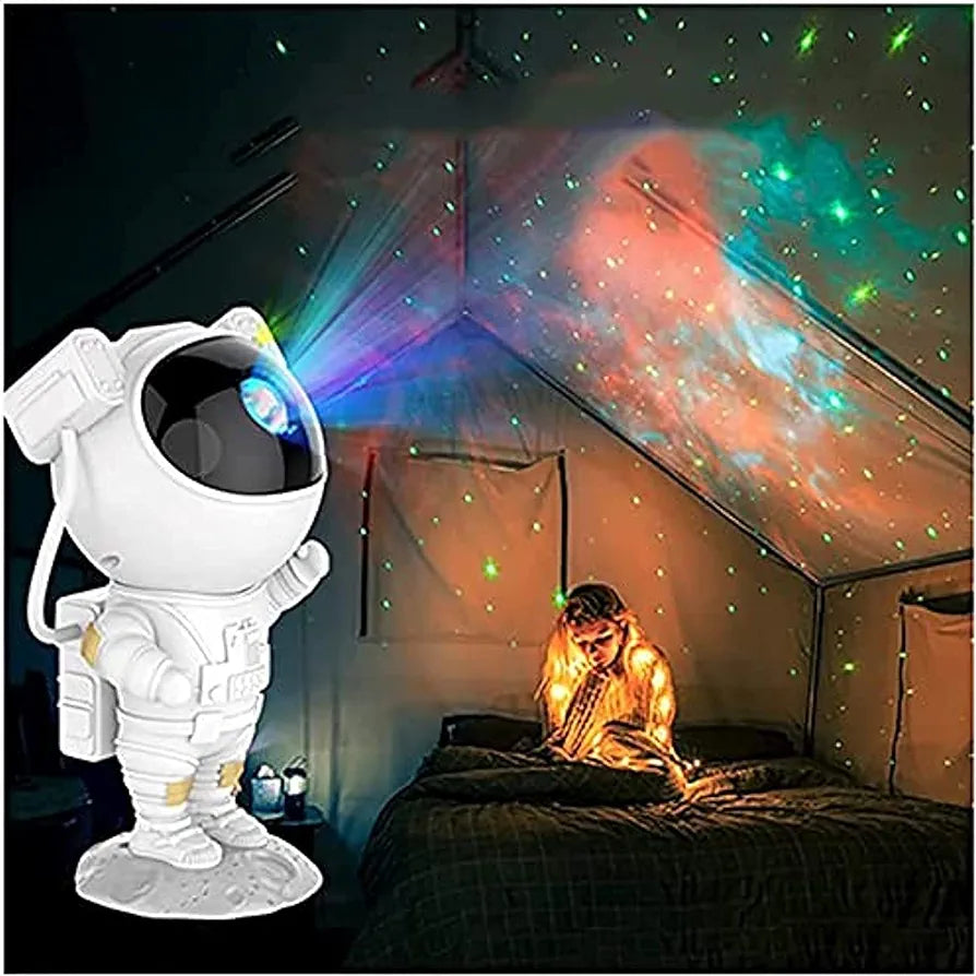 Galaxy Projector with Timer & Remote Control, USB Powered Spaceman Projector Lamp