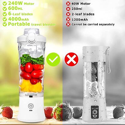 Electric Mini Juice Maker Portable Blender Smoothie Juicer Fruit Machine IPX67