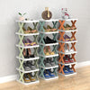 Shoe Rack 9 Tiers DIY Narrow Stckable Free Standing Shoes Storage Tall Organizer