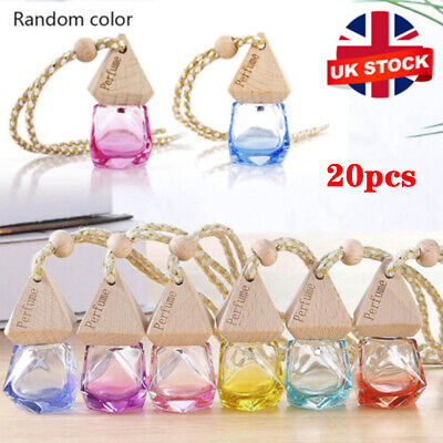 20 pcs Hanging Empty Car Perfume Bottle Diffuser Air Freshner Gadget Ornament