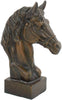 Statues & Sculptures Online Race Horse Head Bronze Metal Garden Ornament