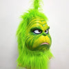 The Grinch Latex Mask Adults Costume Cosplay Christmas Fancy Dress Outfits