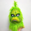 The Grinch Latex Mask Adults Costume Cosplay Christmas Fancy Dress Outfits