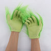 The Grinch Full Head Latex Mask & Gloves Xmas Hat Monster Adult Costume Cosplay