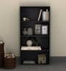 4 Tier Wide Wooden Bookcase Cupboard Storage Shelving Display Shelf Cabinet Unit