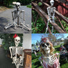 170CM Skeleton Full Size Poseable Human Halloween Party Prop Haunted House Decor