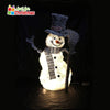 Outdoor Christmas Snowman LED Santa Decoration Snow Acrylic Garden lights 80cm